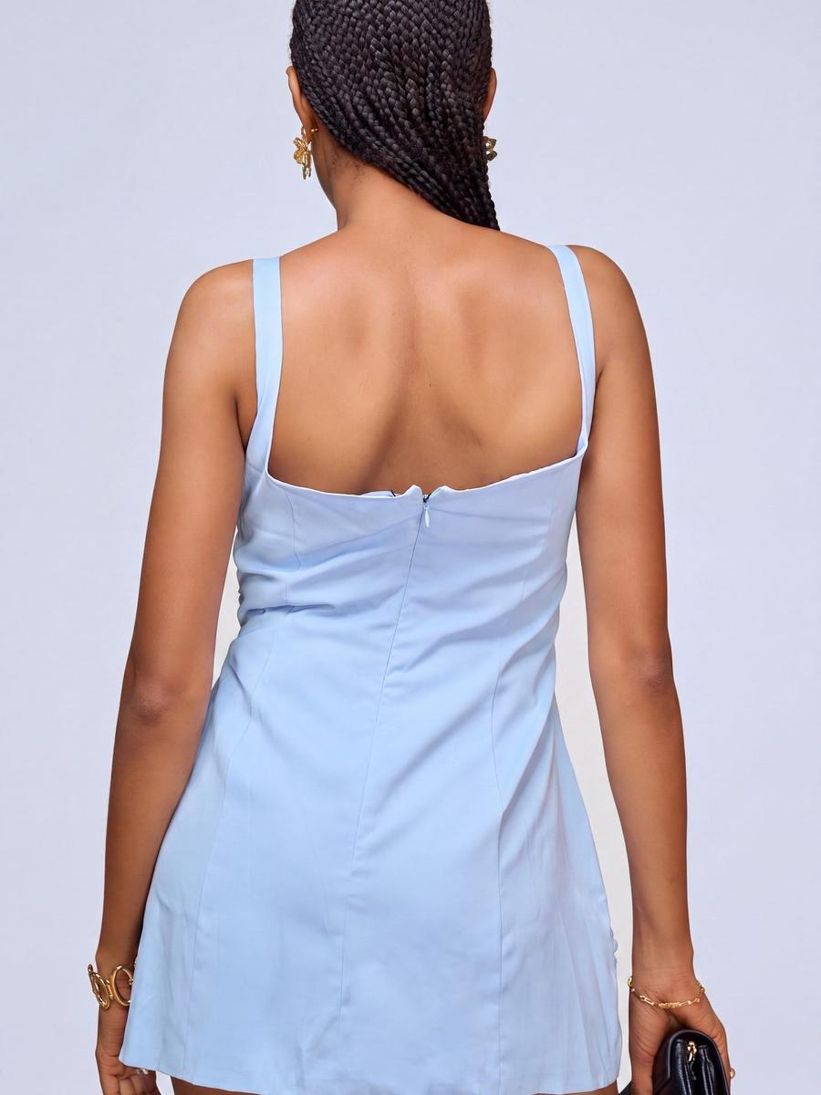 Robe mini à fleurs