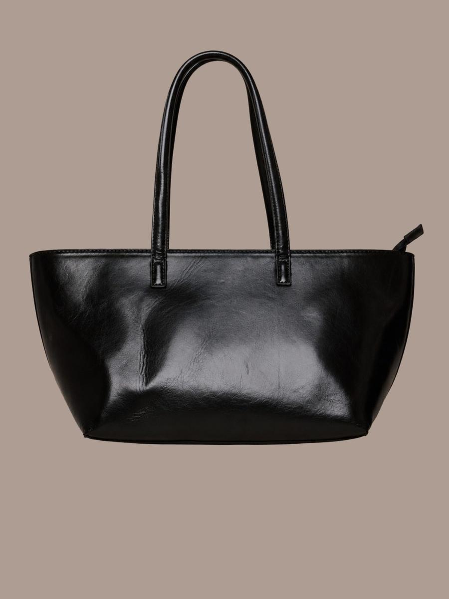 Sac à main large en cuir