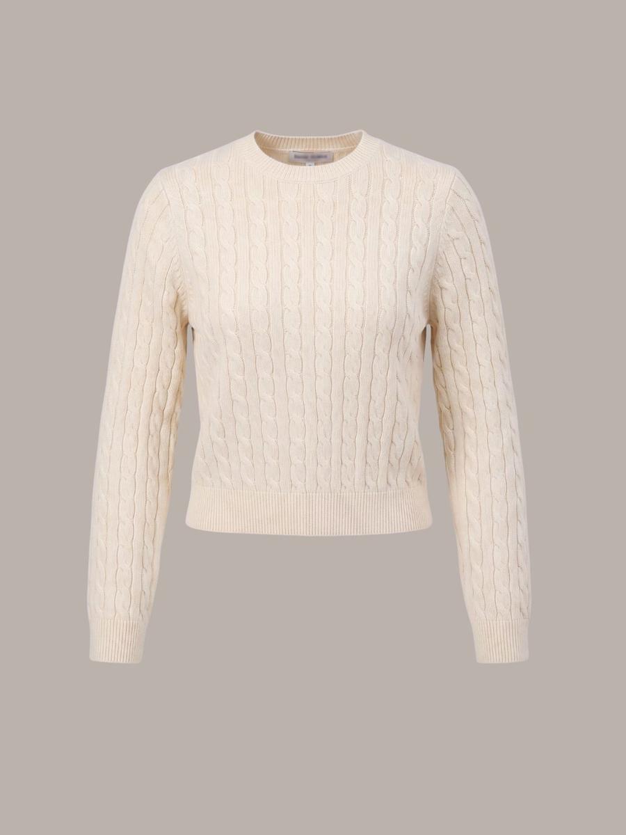 Pull maille torsadée