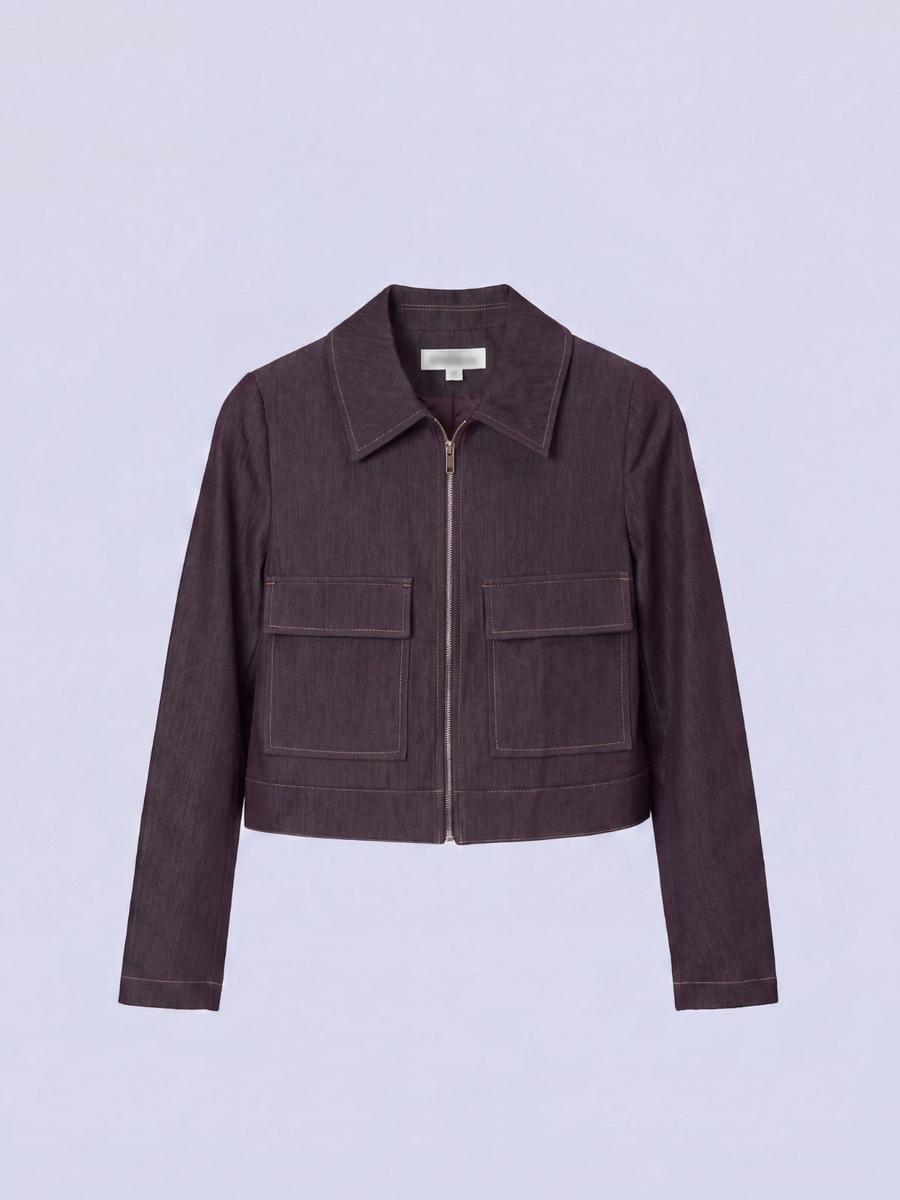 Veste zippée à poches