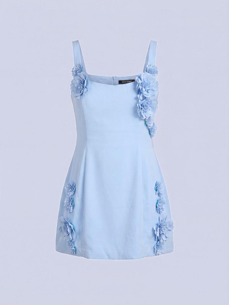 Robe mini à fleurs